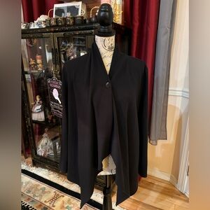 Vintage 1990’s Denim & Co Collared Knit Cardigan with Button